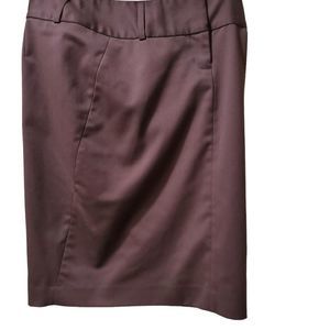 Express lined chocolate brown pencil skirt size 0